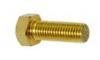 3/8-16 X 7/8 BRASS HEX CAP SCREWS - SILICON BRONZE