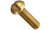 6-32 X 5/8 BRASS SLOTTED ROUND MACHINE SCREWS