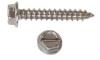 S/S Hex Head Slotted Tapping Screws