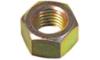 1 In GRADE 8 (ALLOY) FINISHED HEX NUTS ZINC YELLOW - COARSE