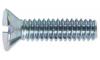 Slotted Flathead Machine Screws, Zinc