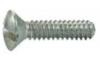 Slotted Ovalhead Machine Screws, Zinc