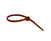 4" BROWN 18-40 LB TENSILE CABLE TIES