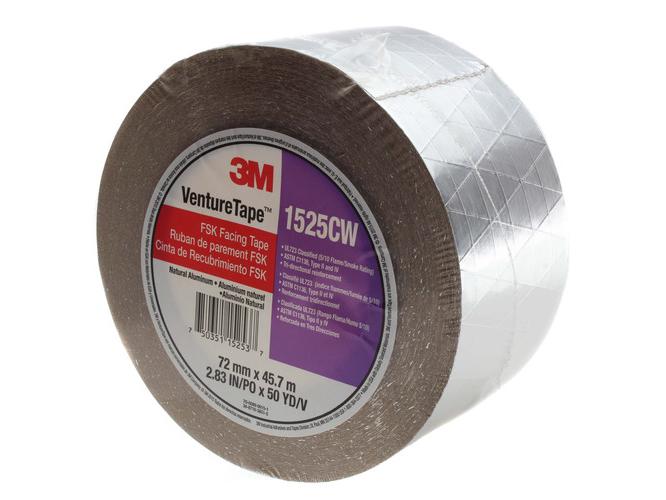 3M™ Venture Tape™ Aluminum Foil Tape 2, 50 Yards, 3.7 mil (Natural  Aluminum)